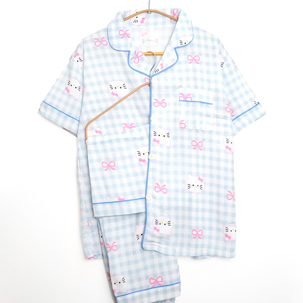 A29 - Piyama Wanita - Piyama 3in1 - Baju Tidur - Piyama Premium - Piyama Lucu