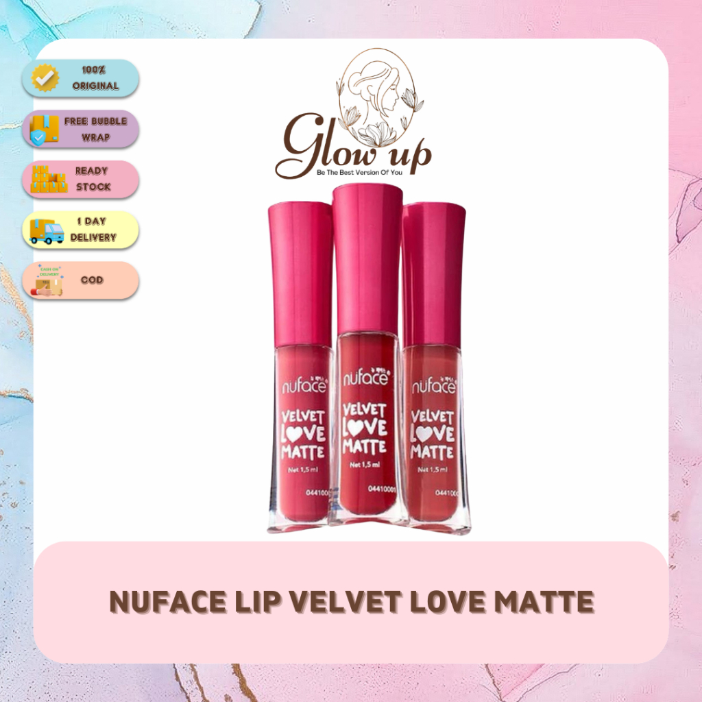 Nuface Lip Velvet Love Matte | Lipvelvet | Lip | Velvet cream | Lipstick nuface | Lip velvet matte
