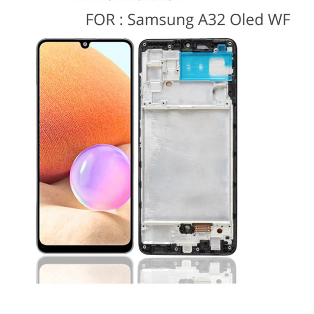 LCD SAMSUNG A32 OLED + FRAME FINGERPRINT ON FULSET