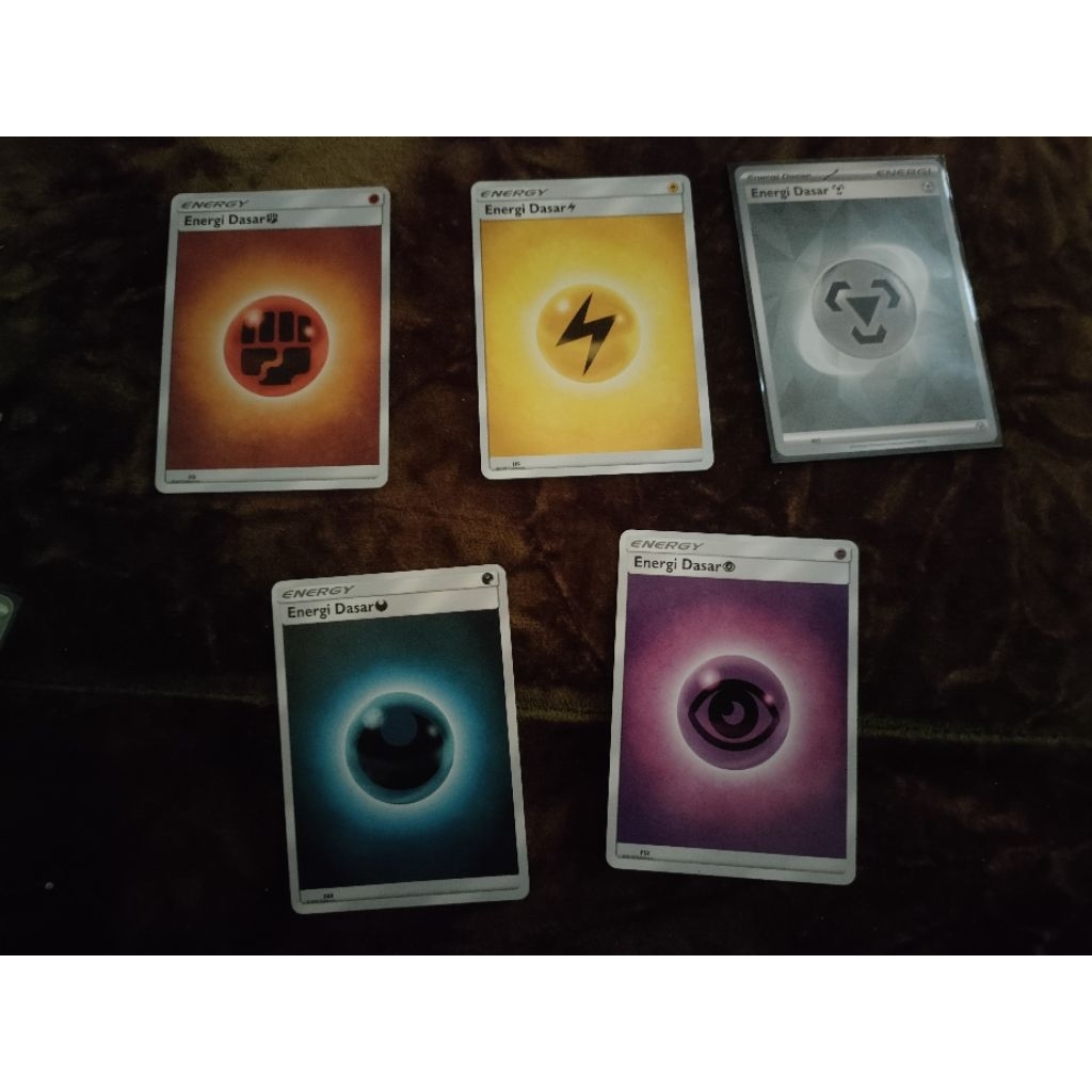 Kartu Pokemon TCG indonesia, Energi Dasar