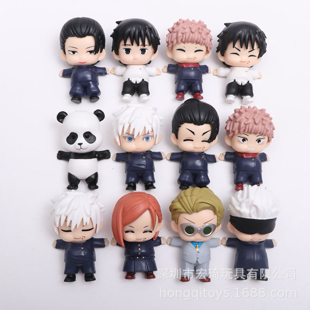 Action Figure Anime Jujutsu Kaisen Happy Chibi