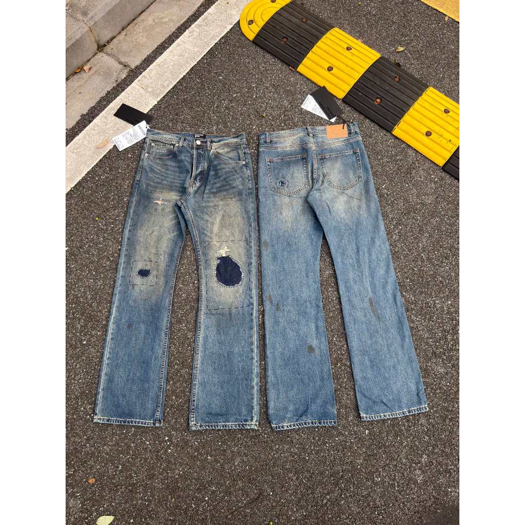 ENFANTS RICHES DEPRIMES Celana Pria Jeans Katun Ripped Size 30