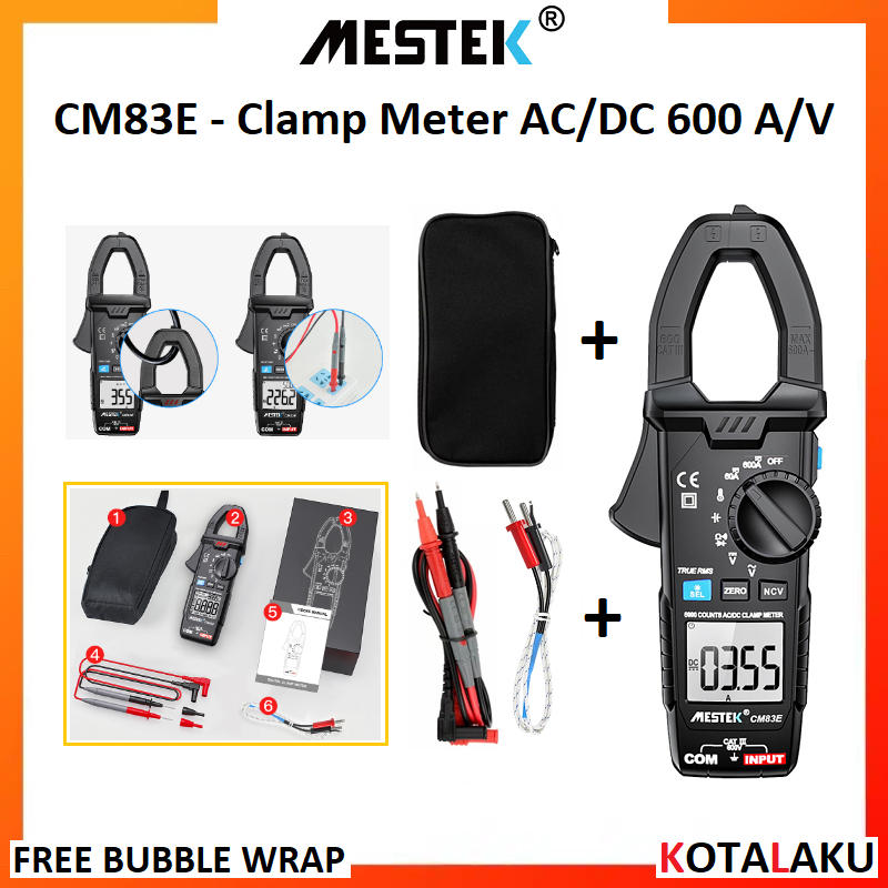 Mestek CM83E CM 83E Digital Clamp Meter Tester Tang Ampere