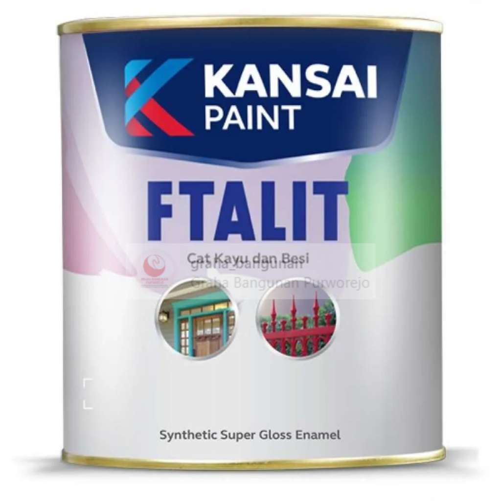 Cat Kayu dan Besi Doff Kansai Paint Ftalit 1 kg