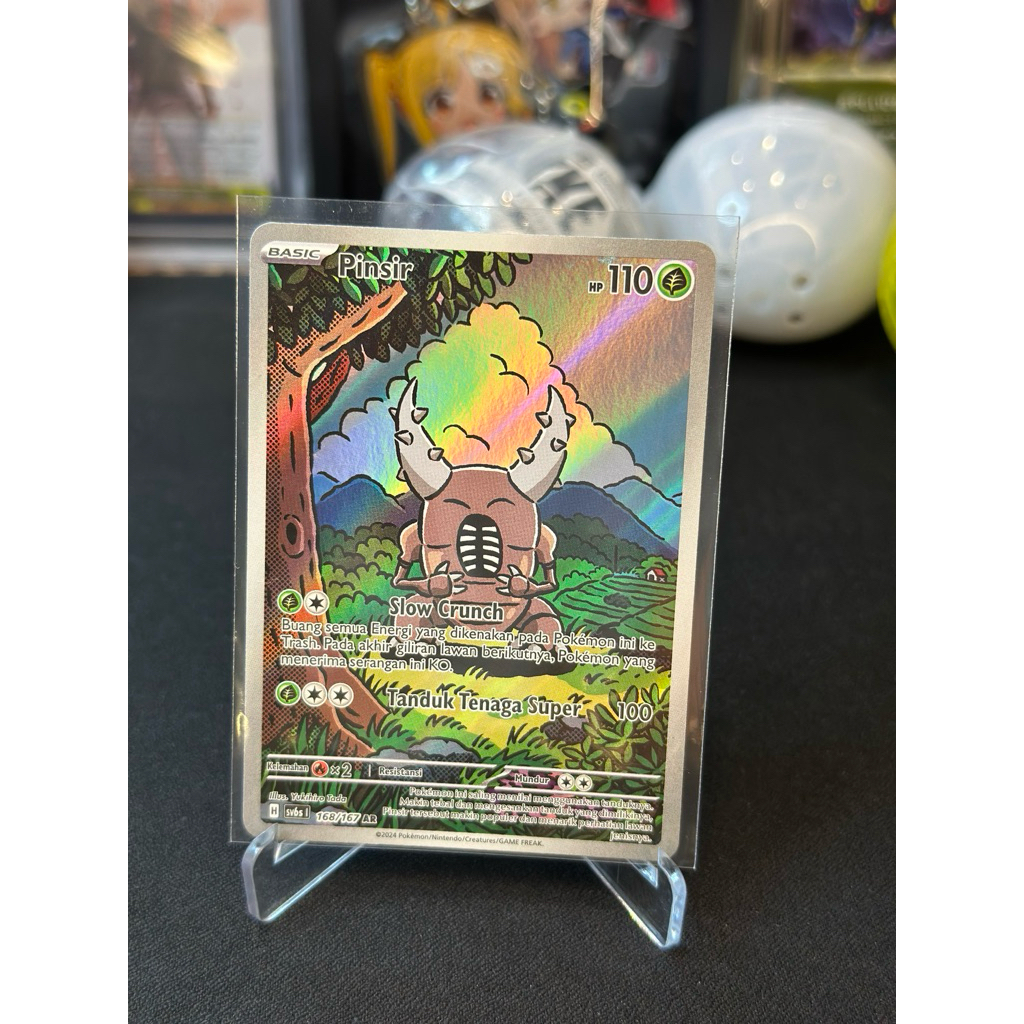 Pokemon Pinsir 168/167 AR Indonesian Card