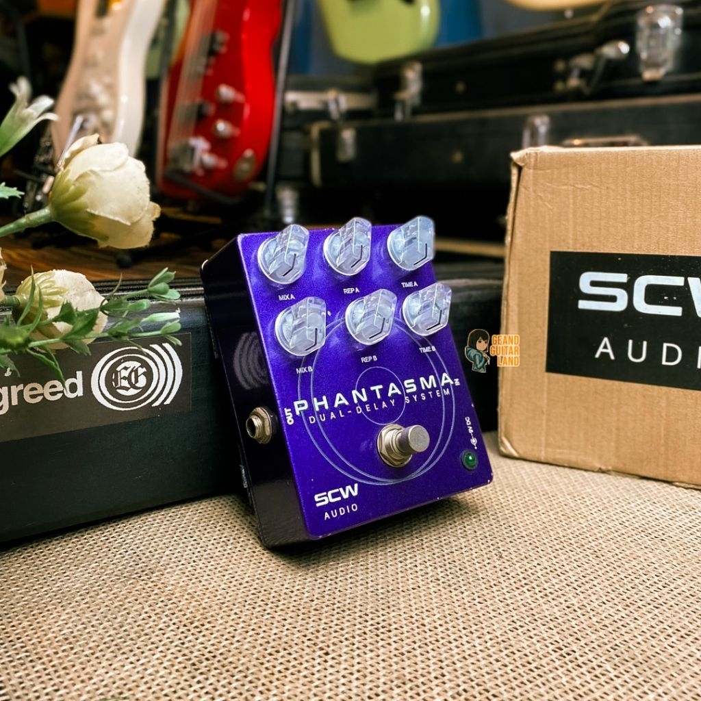 SCW Audio Phantasma Dual Delay Pedal
