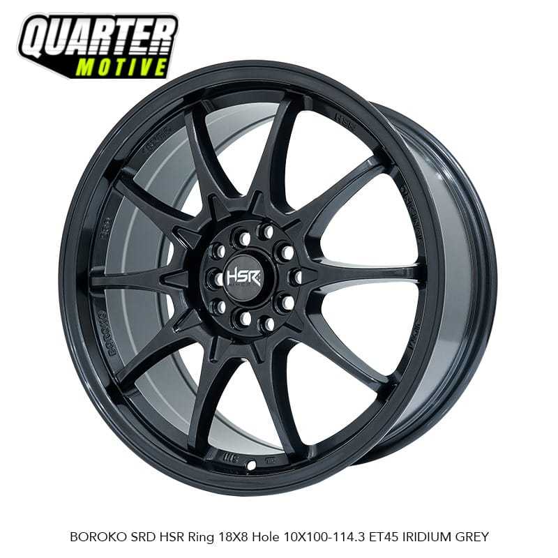 Velg Racig HSR Ring 17 Iridium Grey Camry Civic
