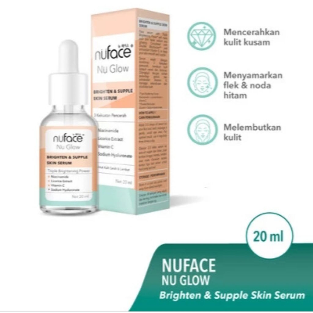 Nu Glow Brighten & supple skin serum