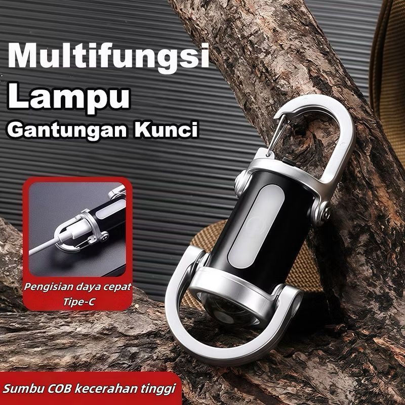 {LUCK.B} Gantungan senter LED mini | Lampu Sepeda Lampu Led Gantungan Kunci Lampu Senter Led / Lampu