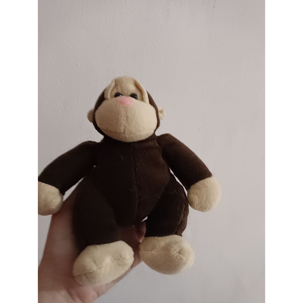 boneka monyet kecil preloved