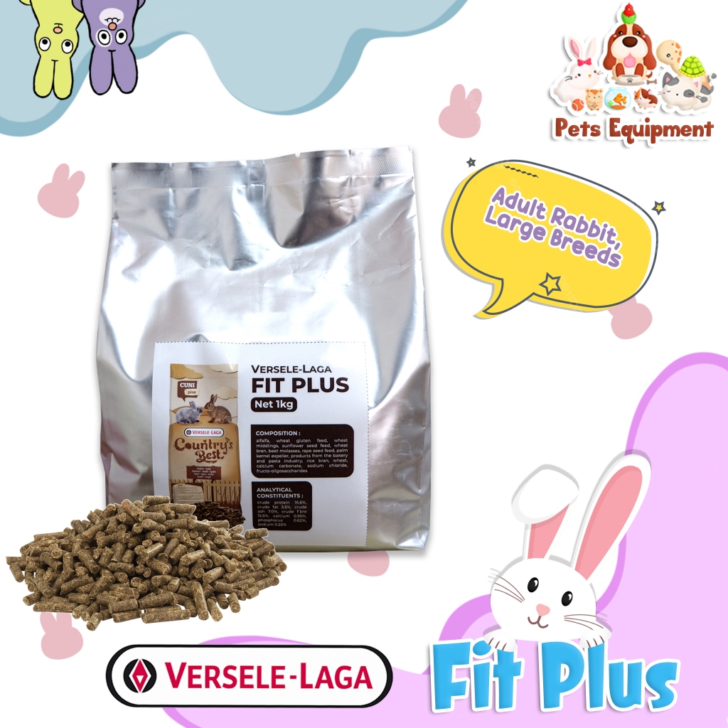VERSELE LAGA COUNTRY BEST FIT PLUS/makanan kelinci versele laga/pellet