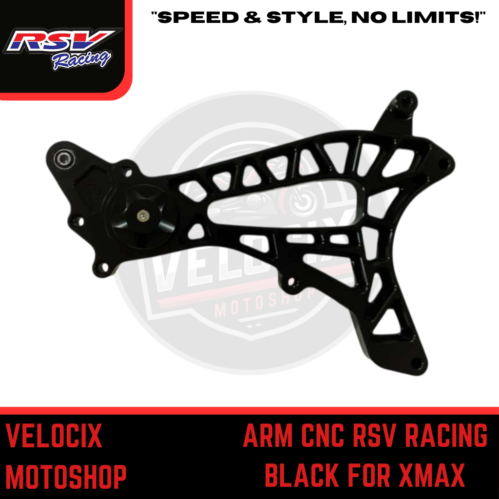 ARM CNC RSV RACING BLACK FOR XMAX
