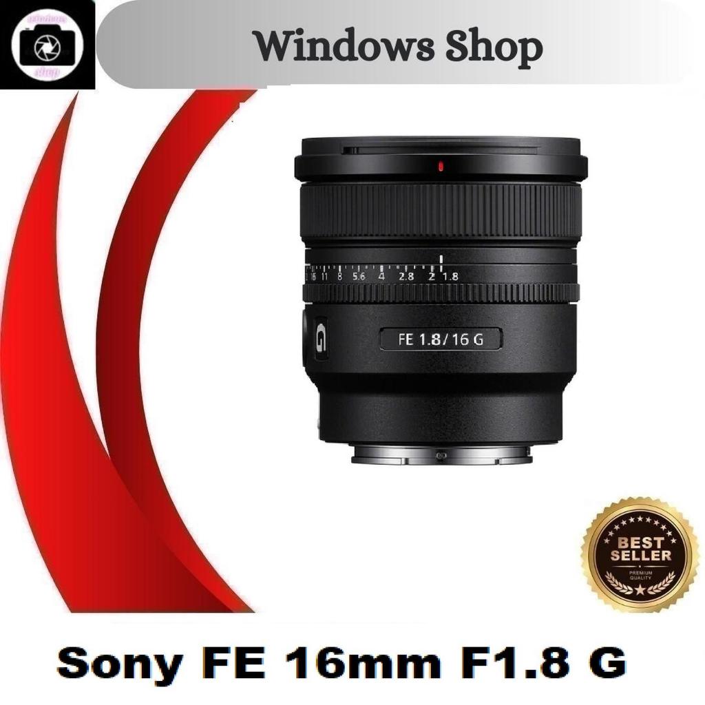 SONY CENTER Sony FE 16mm F1.8 G / Lensa Sony ultra-wide 16 mm G Lens Sony Lensa Kamera SEL16F18G Ful