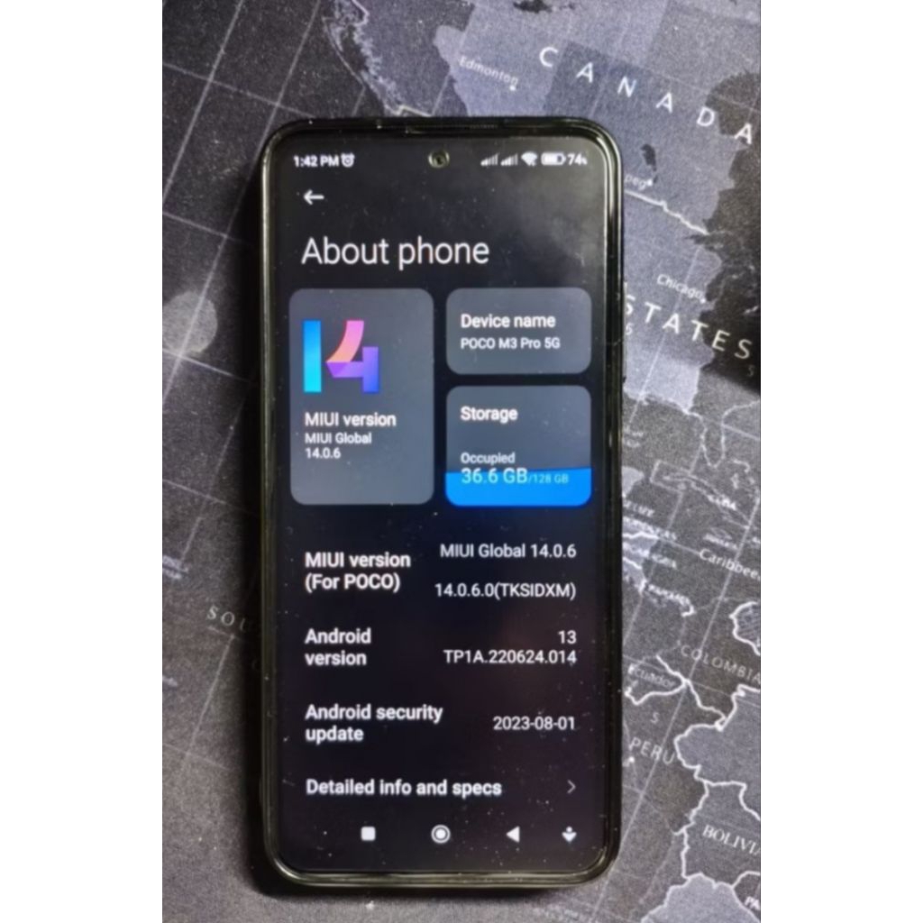 Poco M3 Pro 5g 6gb 128gb hp second mulus fullset murah
