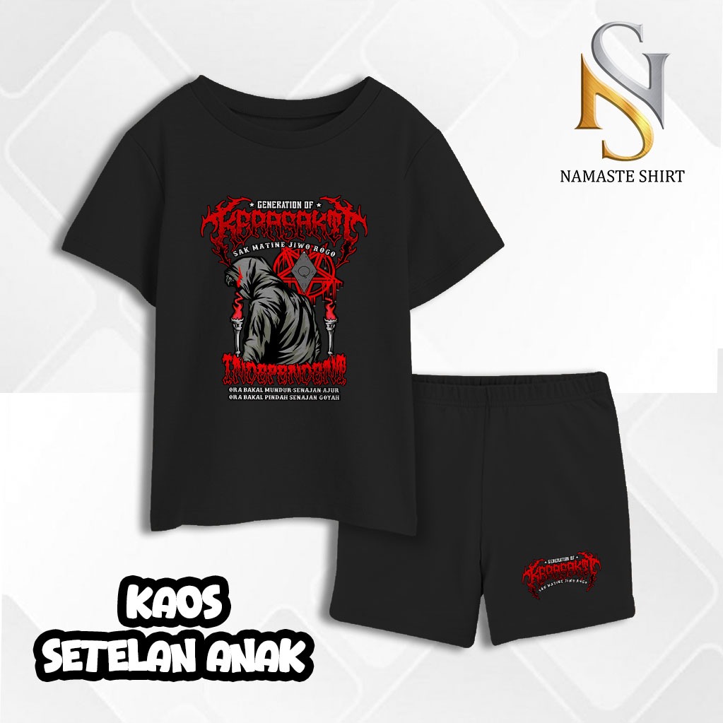 Setelan Kaos Anak Generation Kera Sakti - Baju 1 set kaos Kera Sakti Anak Laki-Laki