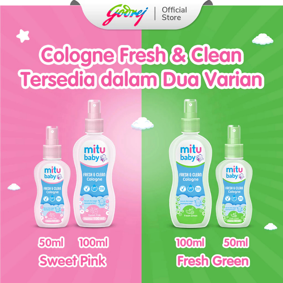 Mitu Baby Cologne 50ml & 100ml - Parfume Baby