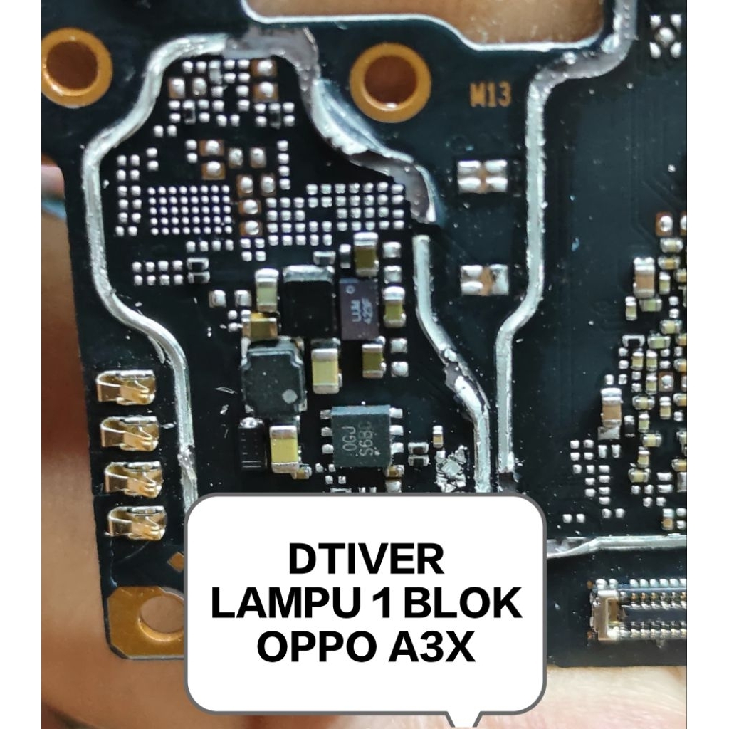 IC RAM OPPO A3X BONUS DRIVER LAMPU 1 BLOCK MESIN PATAHAN FRESH