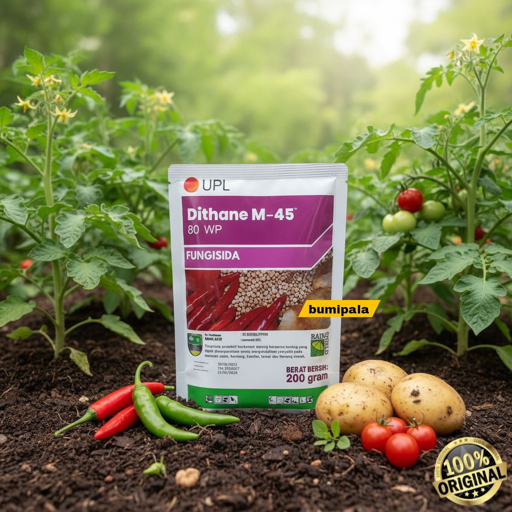Fungisida Dithane M-45 80 Wp 200 gram UPL | Racun Protektif Mancozeb Penyakit Jamur Tanaman
