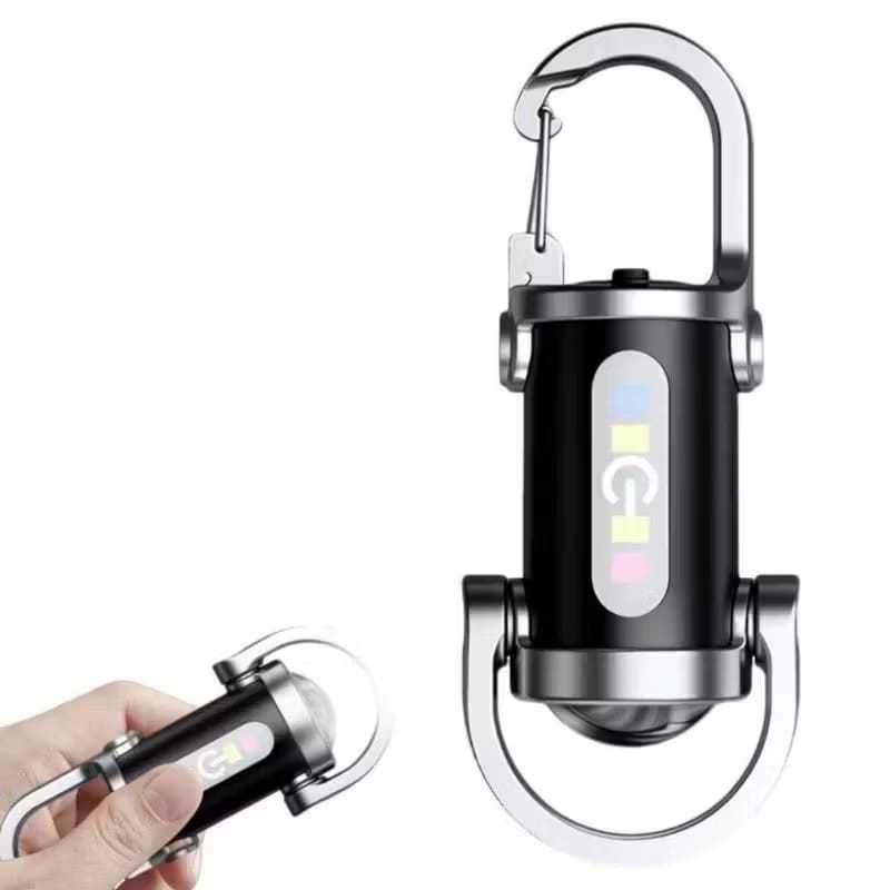 {OTU} Lampu Senter Gantungan Kunci Mini Lampu Camping / Lampu Darurat Gantungan Kunci Lampu Senter L