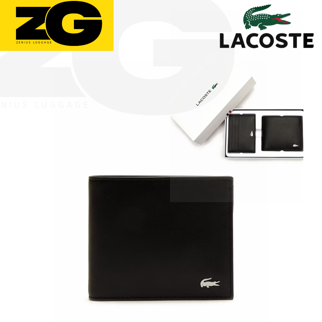 Dompet LACOSTE pria leather original