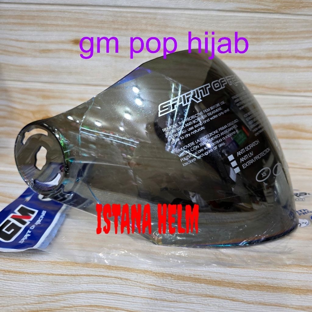 KACA HELM | VISOR HELM GM POP HIJAB | RAINBOW ORIGINAL GM
