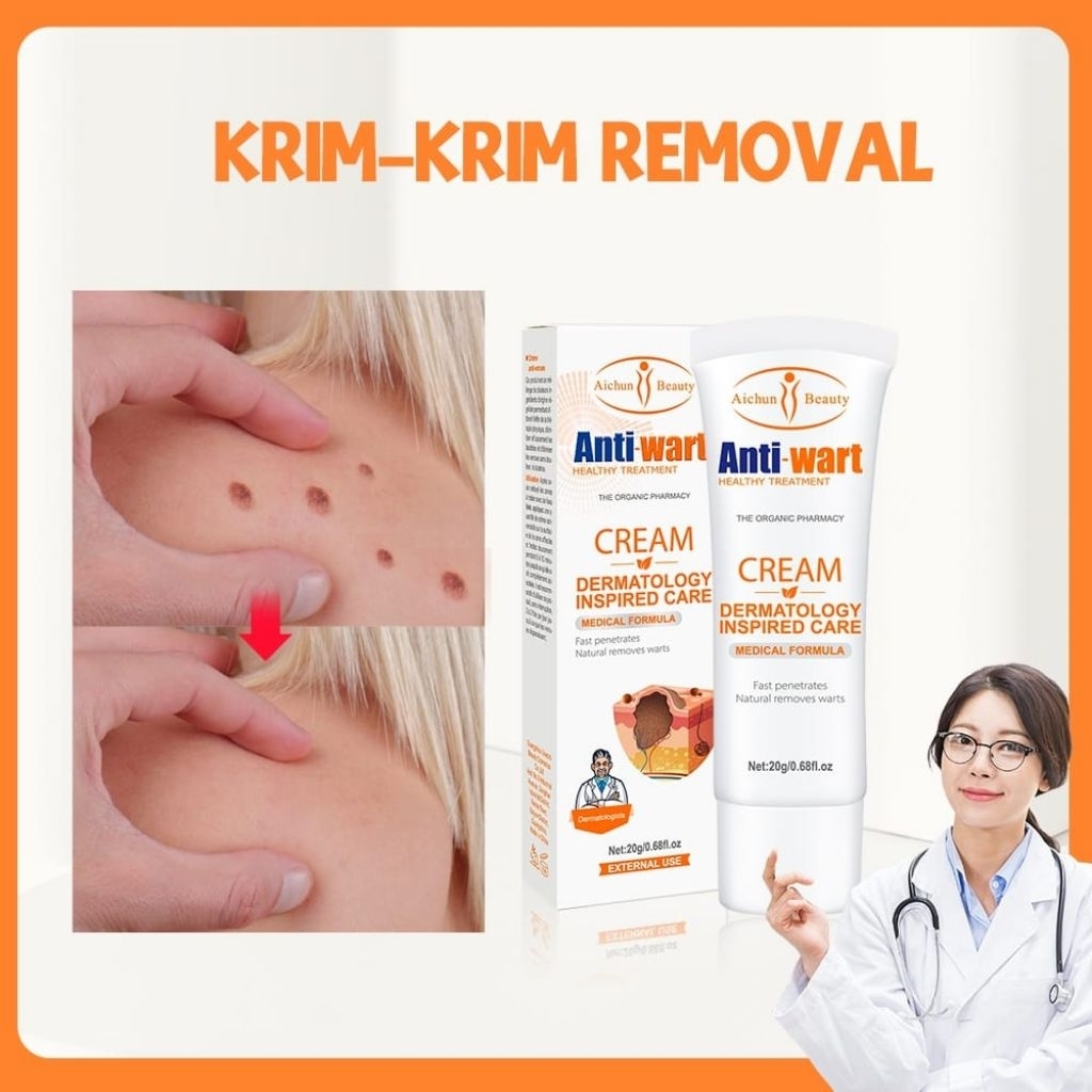 Aichun Beauty Anti-Wart Cream Pelembab Anti Kulit