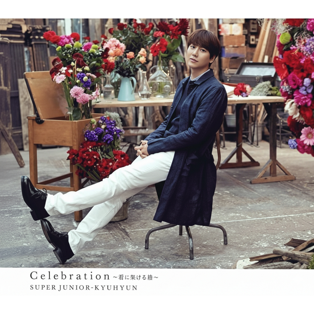Kyuhyun 1st Japanese Single Album "Celebration" Sealed