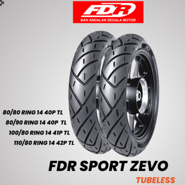 BAN FDR SPORT ZEVO RING 14 TUBELESS FREE PENTIL