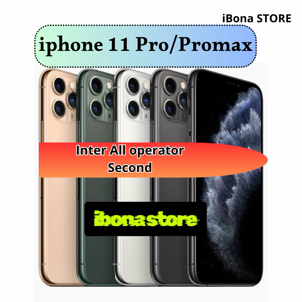 iPhone 11 pro/promax 64gb 256gb inter second no minus