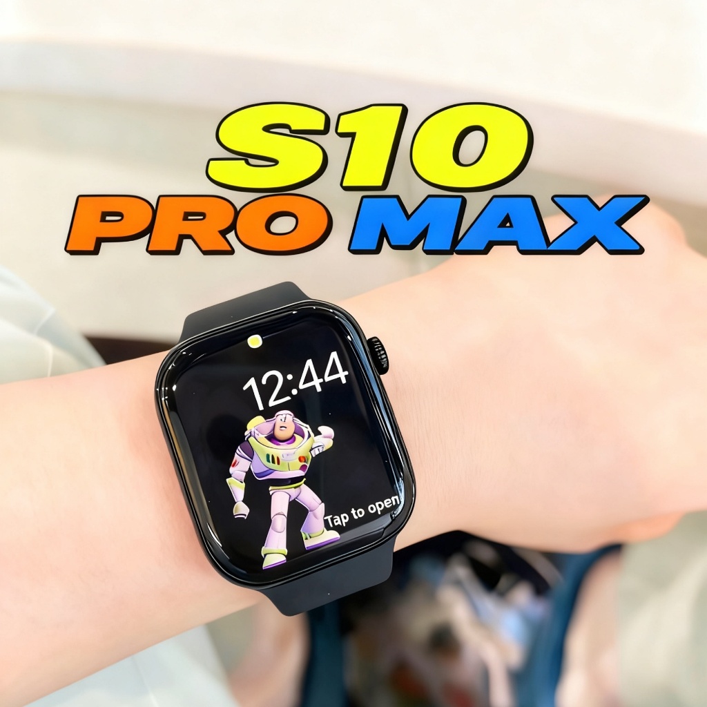 Jam Tangan Pintar 100% Asli S10 Pro Max Asli Layar Sentuh 2.3 Inci 45Mm Jam Tangan Pintar Tahan Air 
