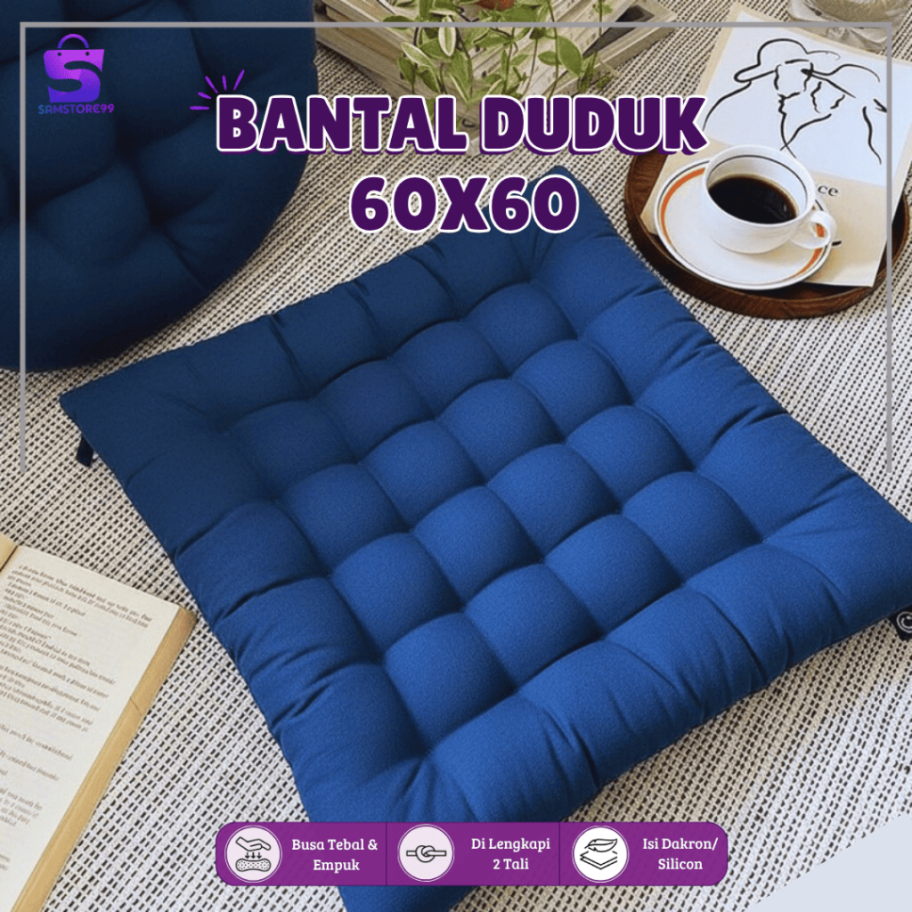 Bantal Alas Duduk Bantal Duduk Lesehan Bantal Lesehan Ukuran 60x60