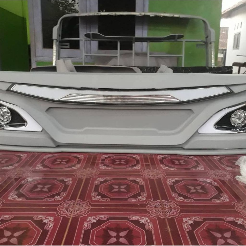 Bemper depan truk variasi model lampu jb3