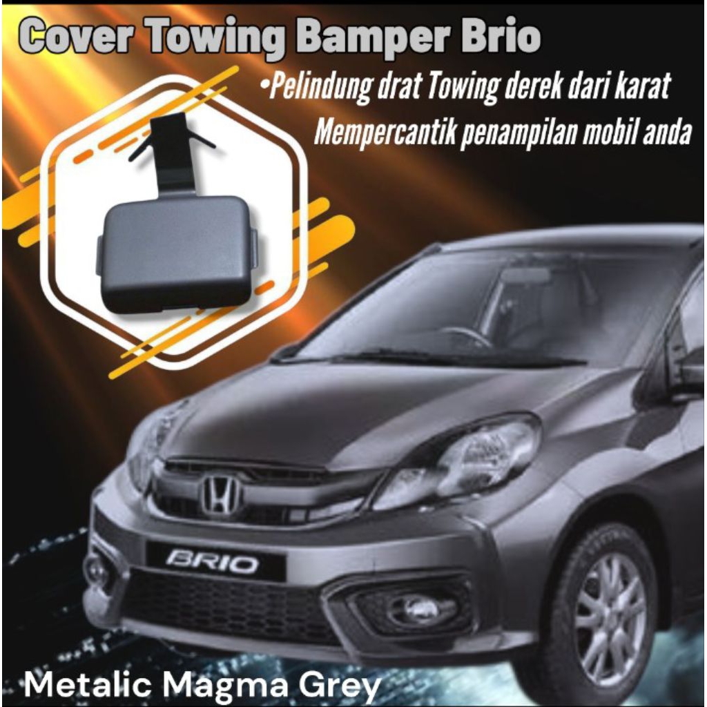 Cover-Tutup-Derek-Tuwing-Bemper-Depan-Mobil-Honda-Brio 2016 2017 2018 2019 2020