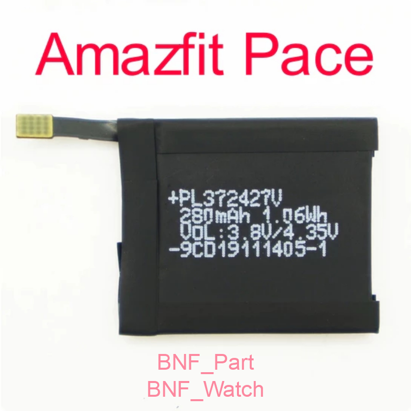 Batre Batrei Batrai Amazfit Pace / A1602 / A1612 / 280MAh / PL372427V