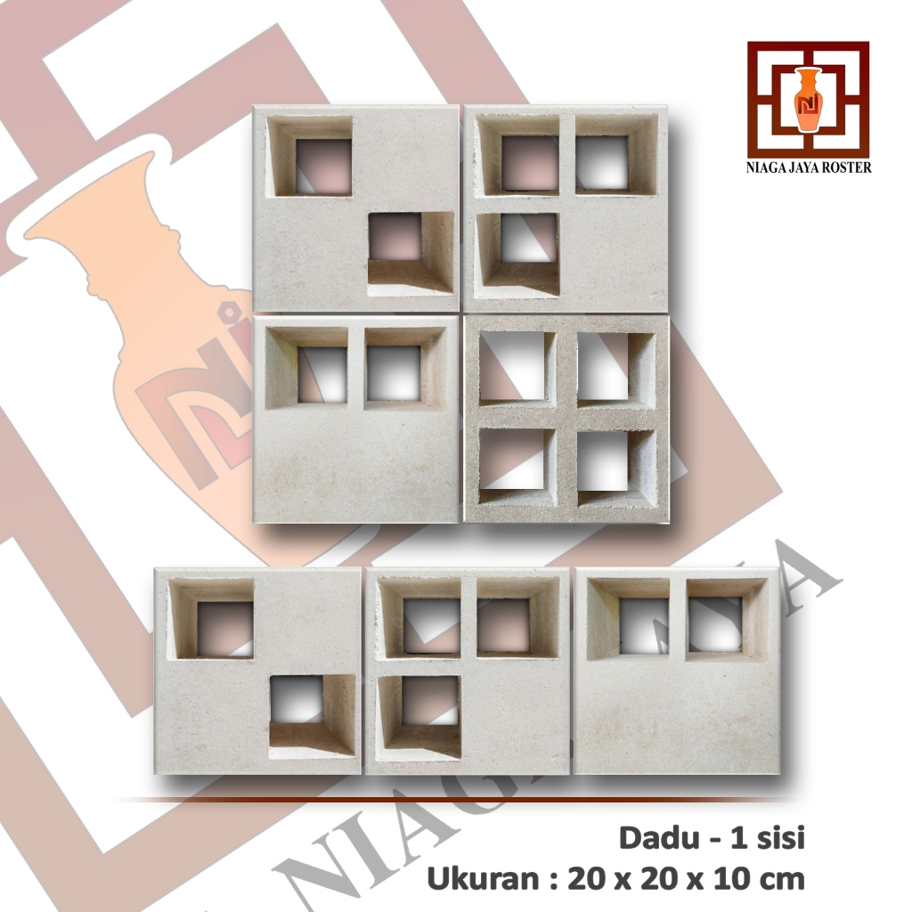 NIAGA JAYA ROSTER, ROSTER BETON MINIMALIS, LOSTER BETON MINIMALIS, VENTILASI UDARA, LUBANG ANGIN ROS