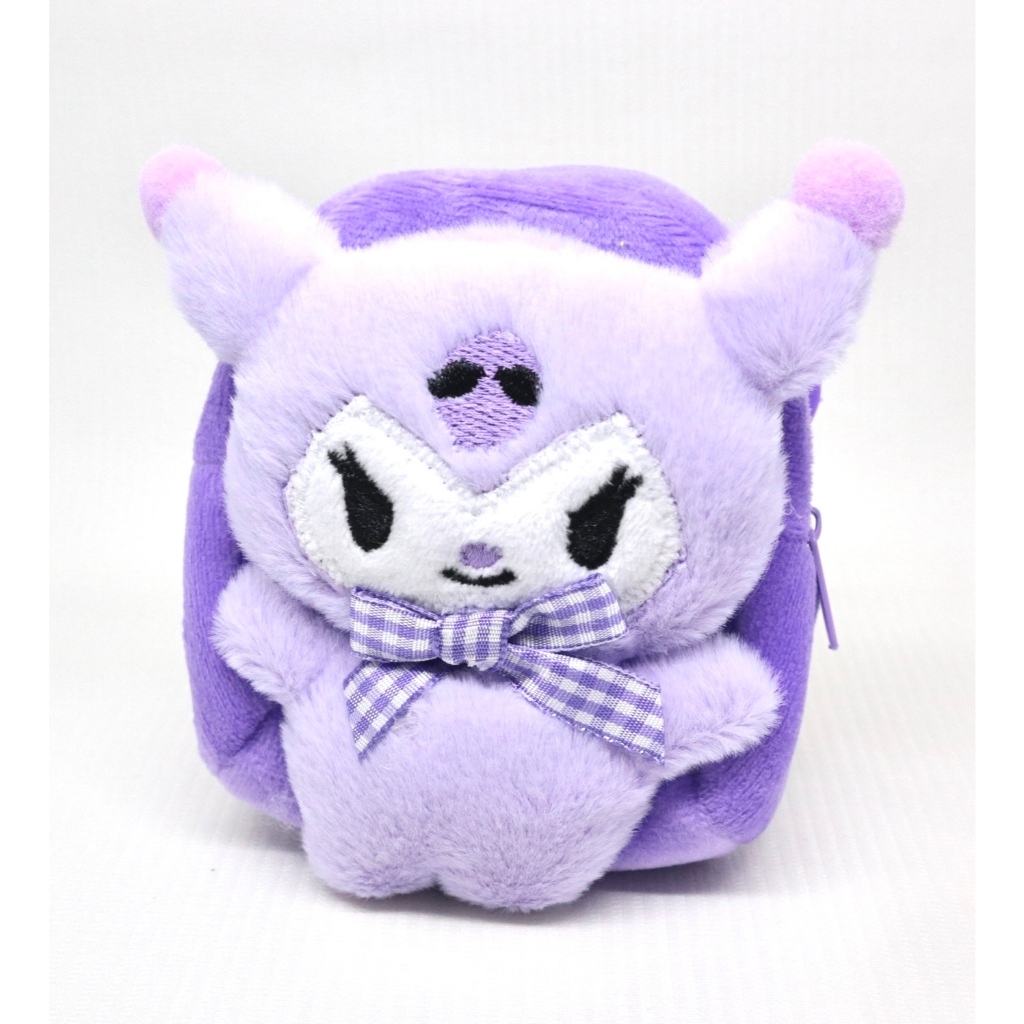 Tempat koin boneka lucu / keychain kuromi / dompet koin ungu / pouch koin boneka lucu murah / dompet