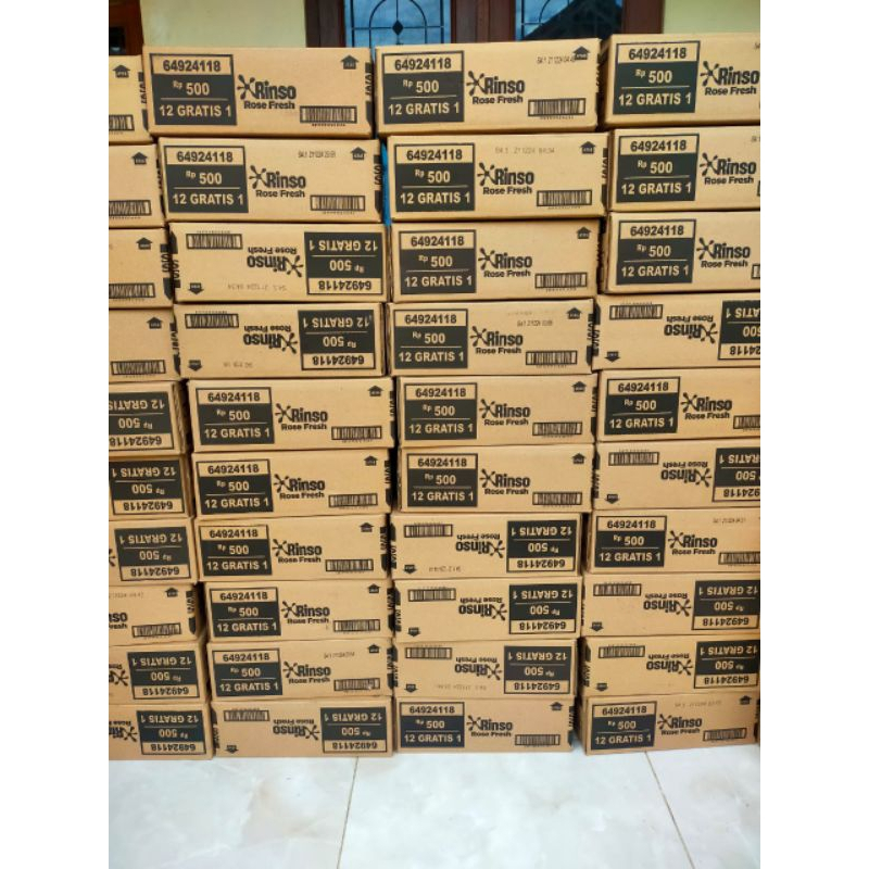 3 DUS GROSIR RINSO CAIR 104 SACHET RINSO ANTI NODA RINSO WANGI