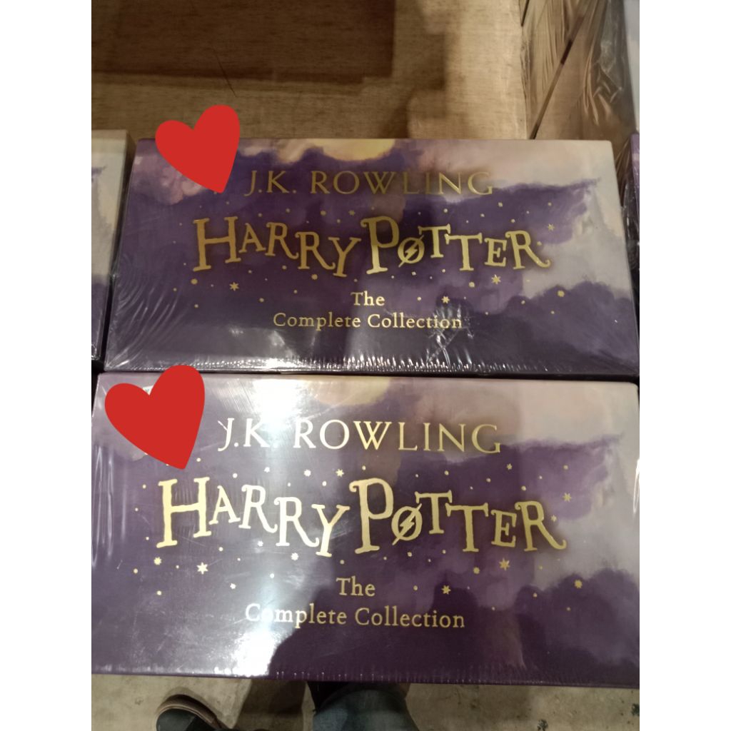 novel bahasa Inggris Harry Potter boxset 7 buku baru asli segel