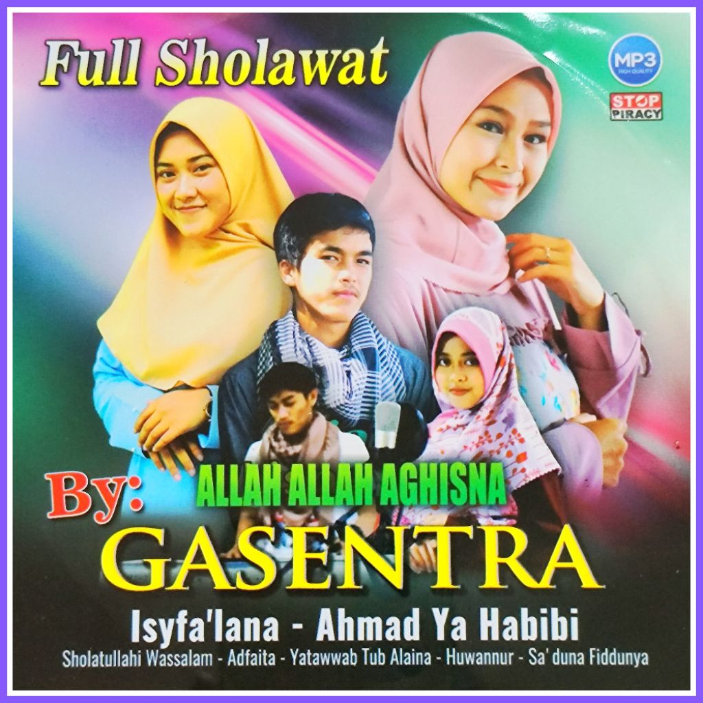 Kaset MP3 Audio 120 Lagu Religi Islami Dangdut Sholawat Koplo Gasentra Album Pilihan Terbaik