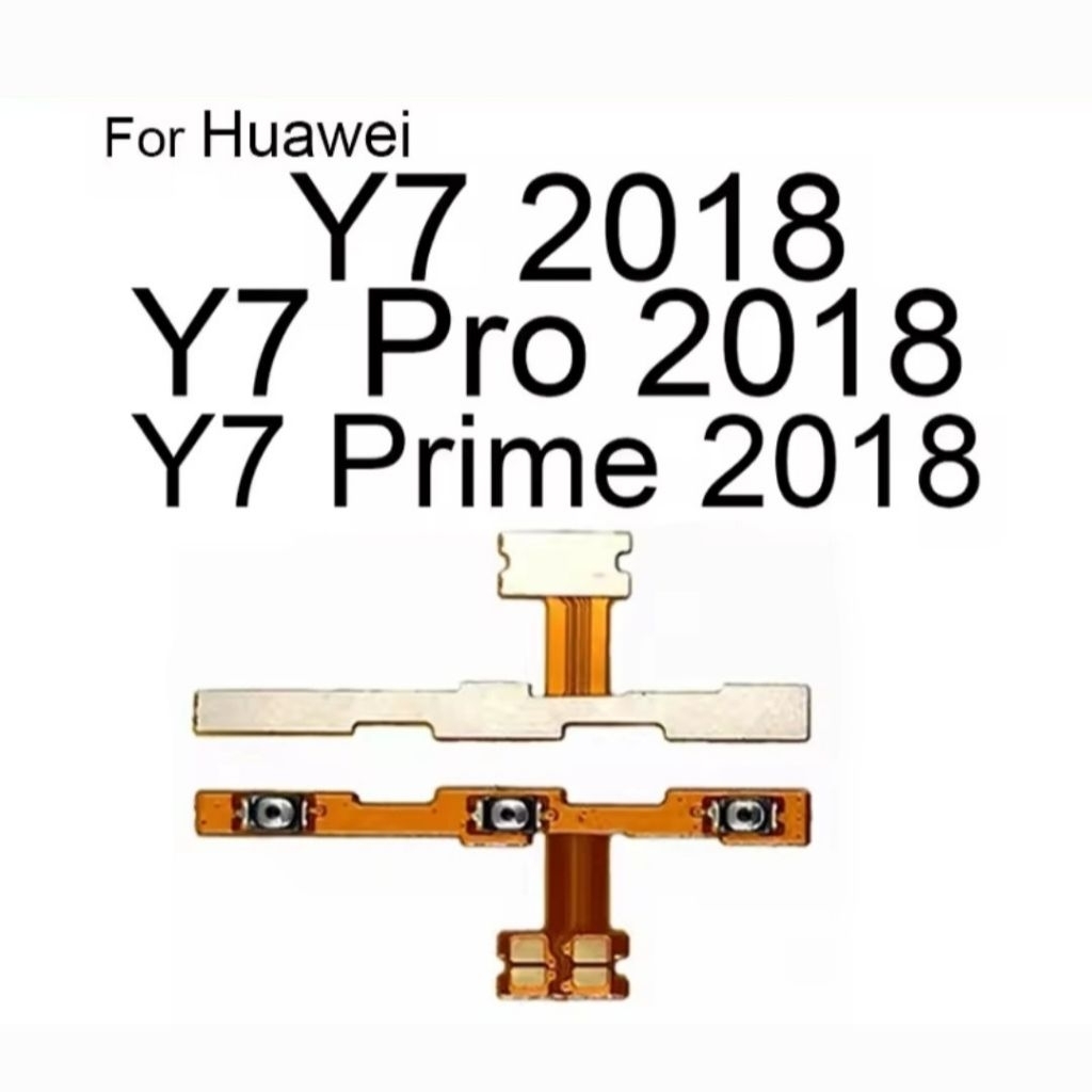 Flexible on off volume Huawei Y7 Prime 2018