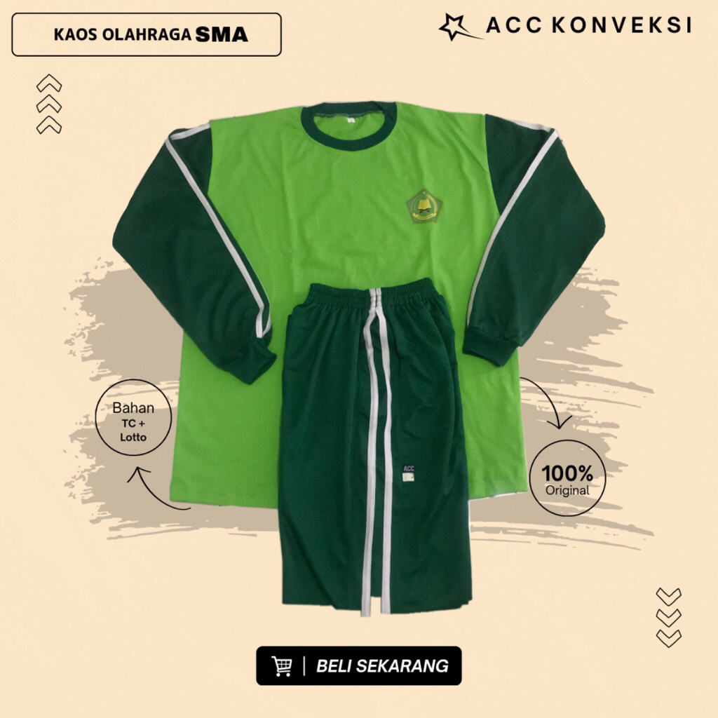 SERAGAM OLAHRAGA SMA/MA DEWASA