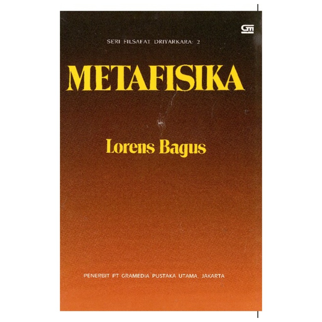 Metafisika - Lorens Bagus - NRL