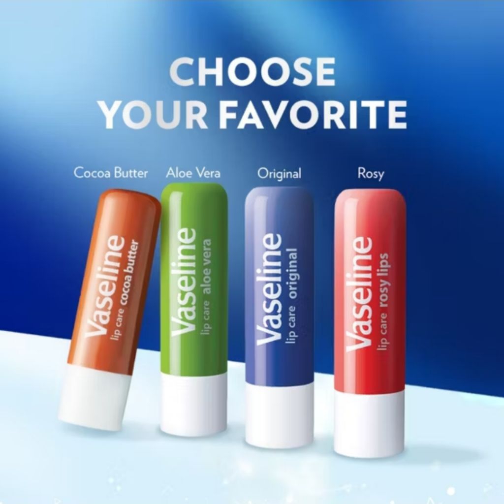 Vaseline Lip Stick | Pelembab & Perawatan Bibir Kering Pecah-pecah