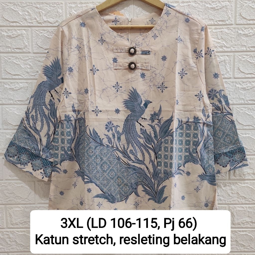 Blouse Batik Imlek Atasan Batik Wanita AB-18