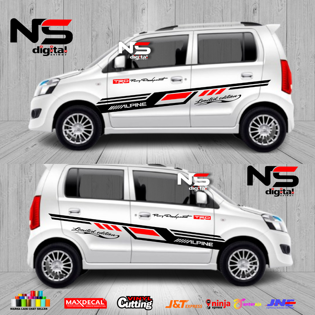 NEW Sticker mobil karimun wagon r stiker body mobil karimun stiker mobil wagon r
