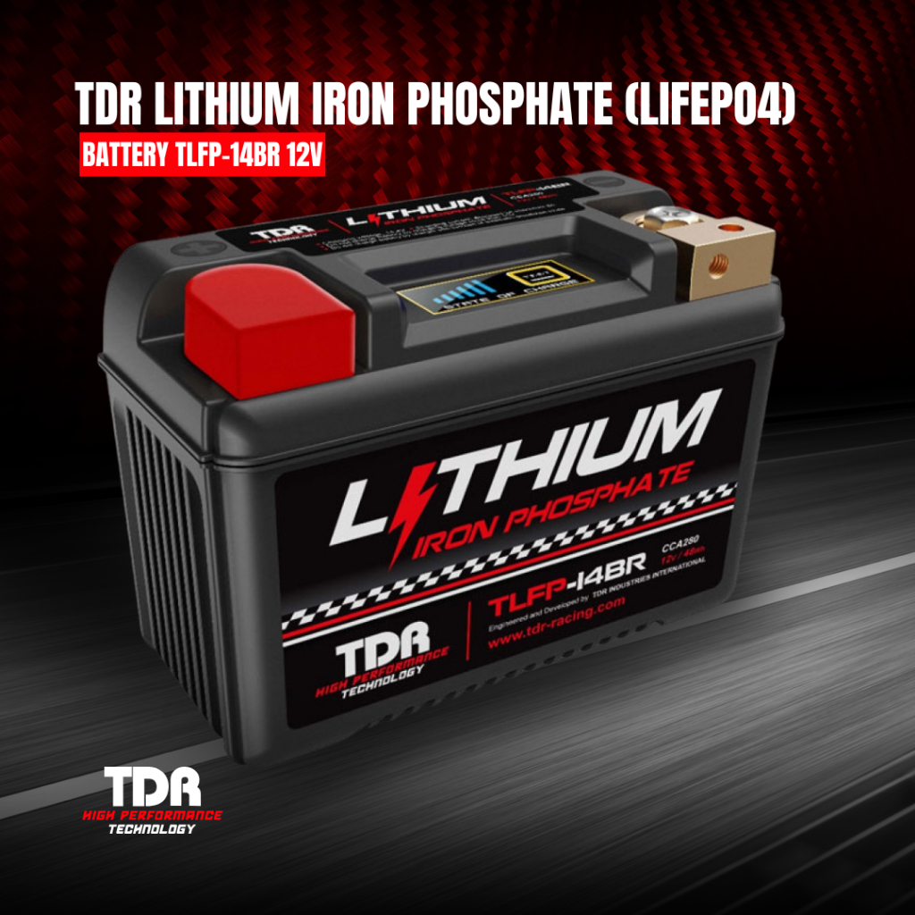 TDR Lithium Iron Phosphate (LiFePO4) Battery TLFP-14BR 12V