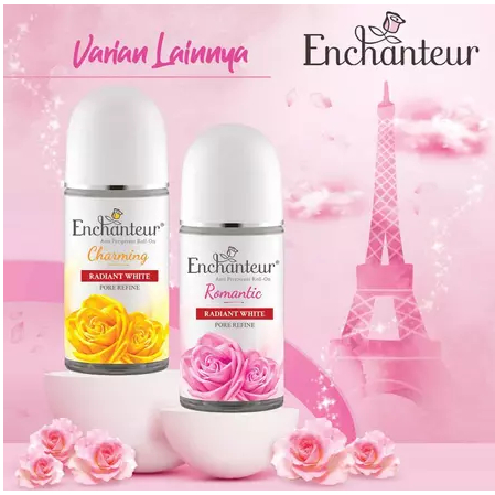 Enchanteur Radiant White  Roll On Deodorant Whitening 40 ML