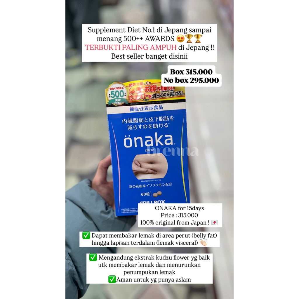 Onaka Jepang || 100% ORIGINAL JEPANG