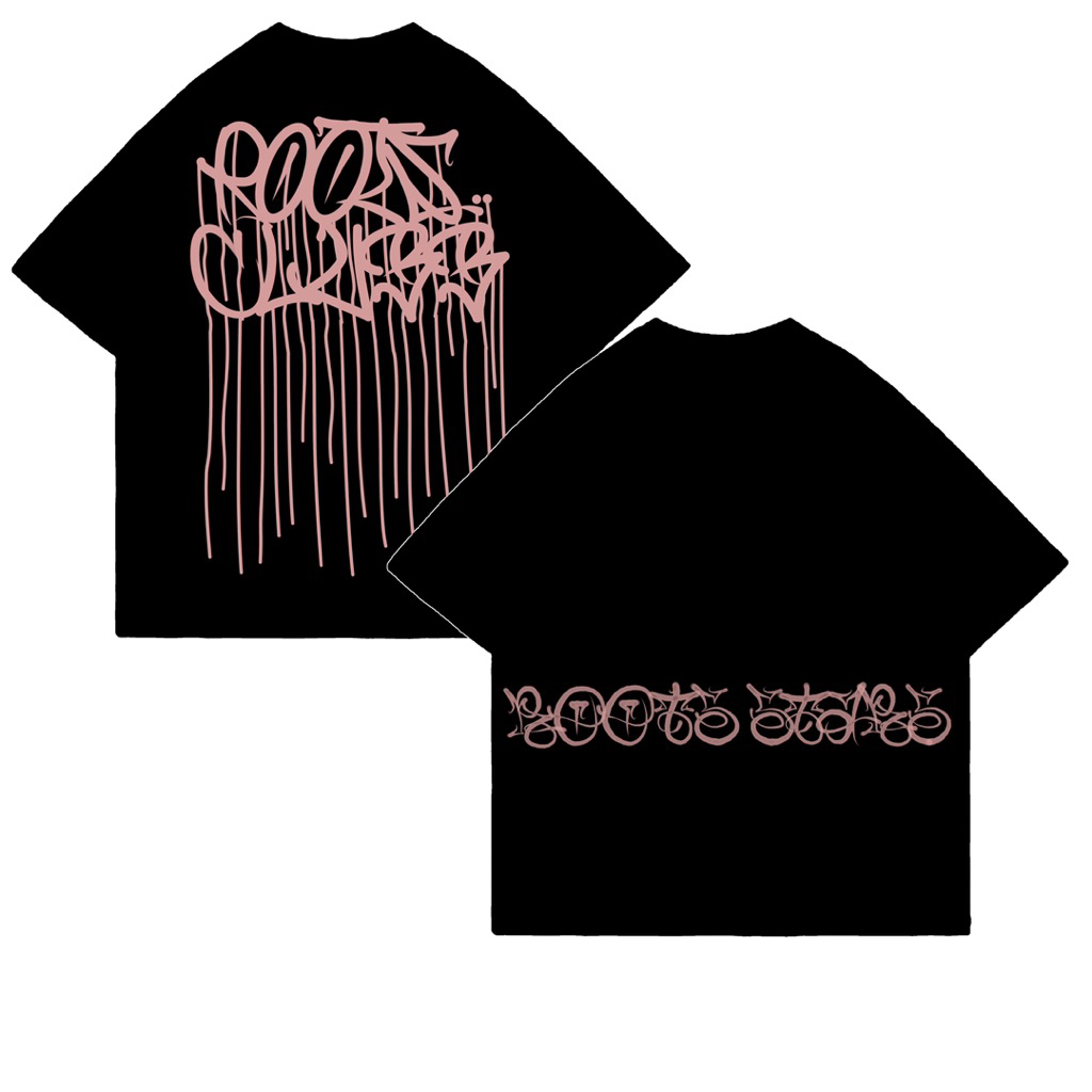 t-shirt roots stars grafiti kalcer