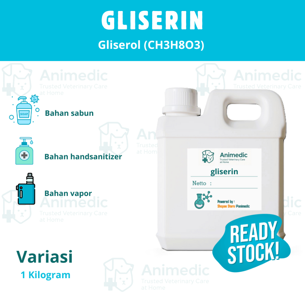 Animedic-Gliserin/ Gliserin 1 Liter / Pharmaceutical Grade